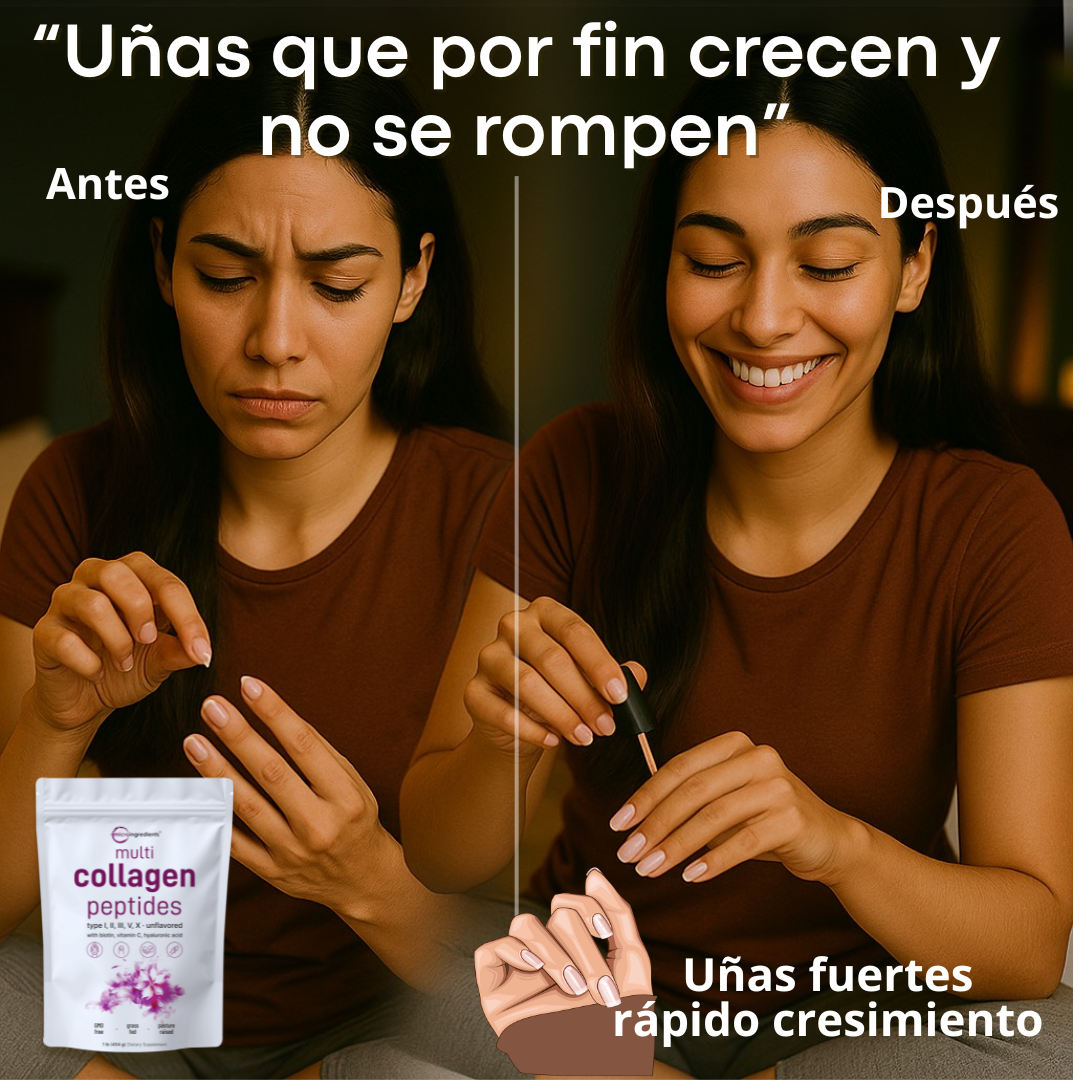 COLÁGENO Multi Collagen Peptides . Mejora tu piel, cabello, uñas y articulaciones  1- Libra
