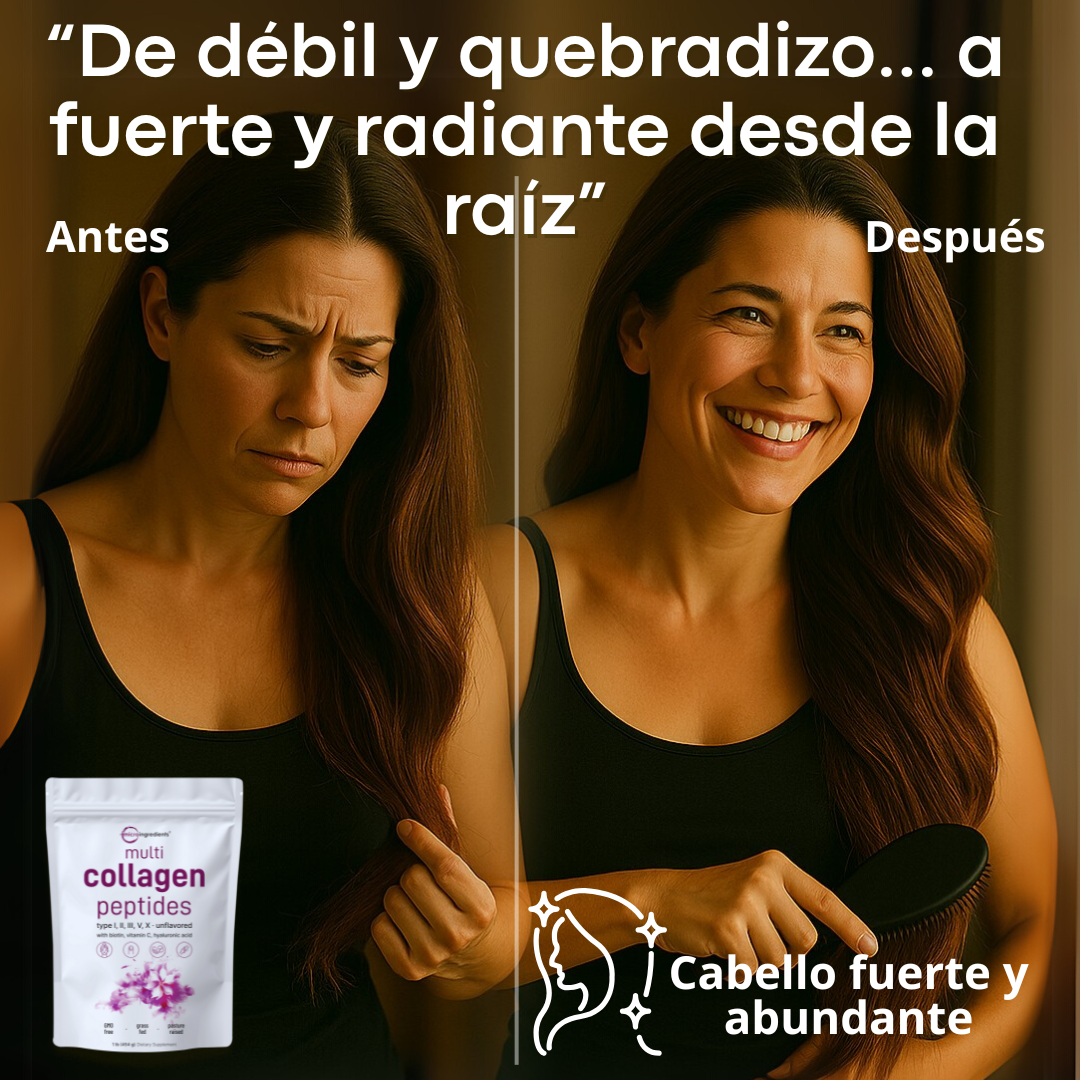 COLÁGENO Multi Collagen Peptides . Mejora tu piel, cabello, uñas y articulaciones  1- Libra