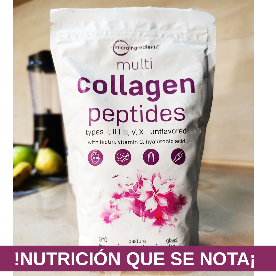 COLÁGENO Multi Collagen Peptides . Mejora tu piel, cabello, uñas y articulaciones  1- Libra