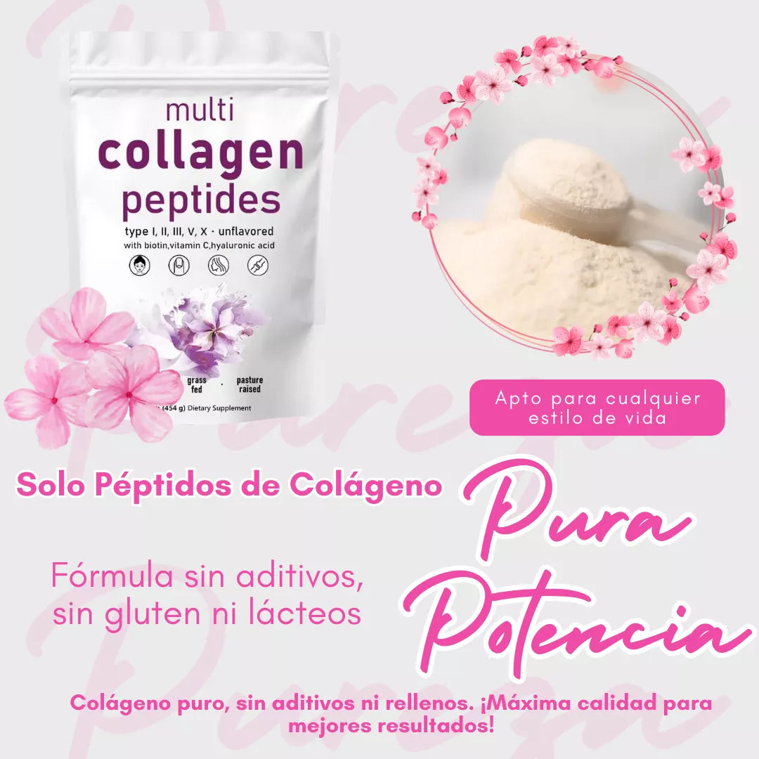 Multi Collagen Peptides – Belleza y bienestar desde adentro. 1- Libra
