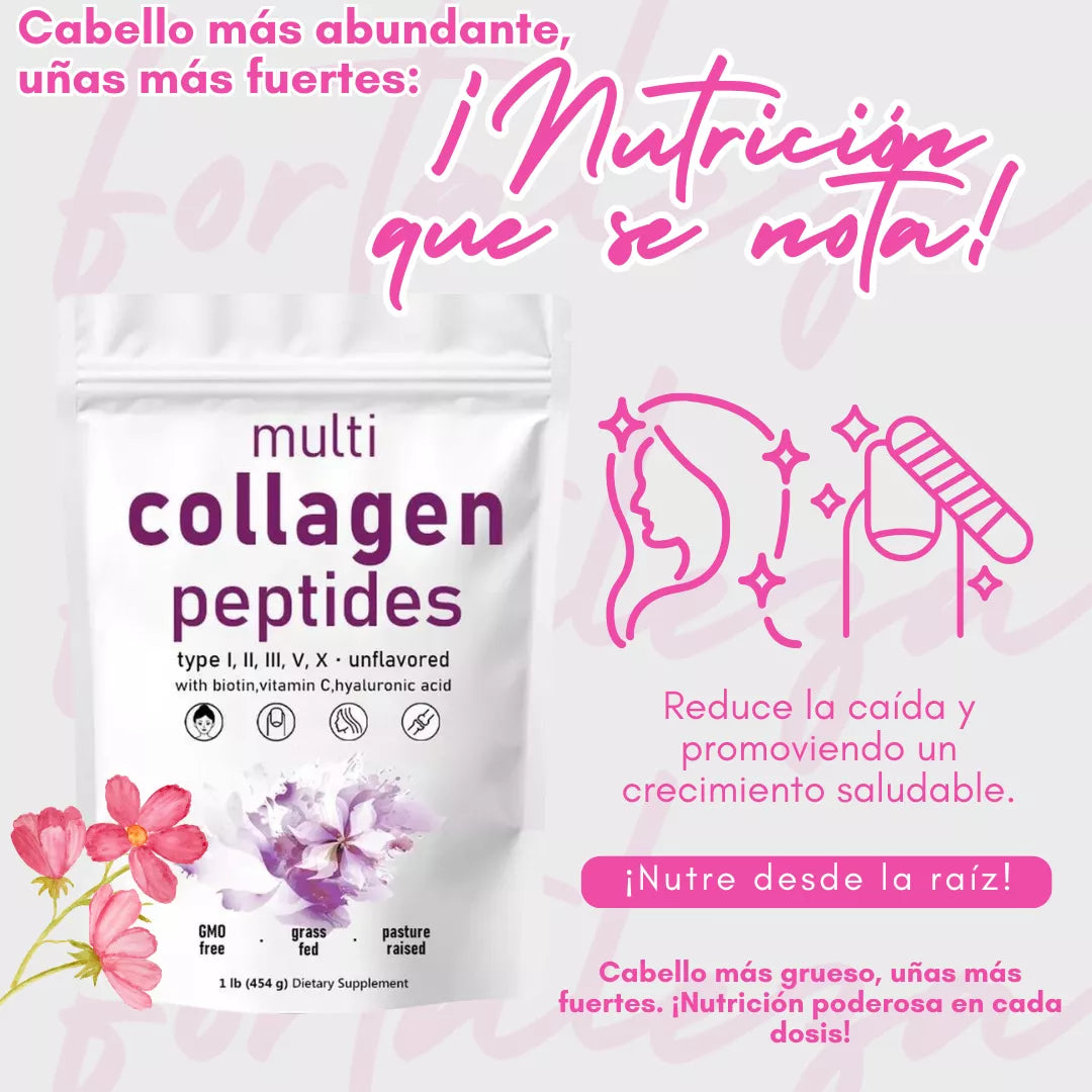 Multi Collagen Peptides – Belleza y bienestar desde adentro. 1- Libra