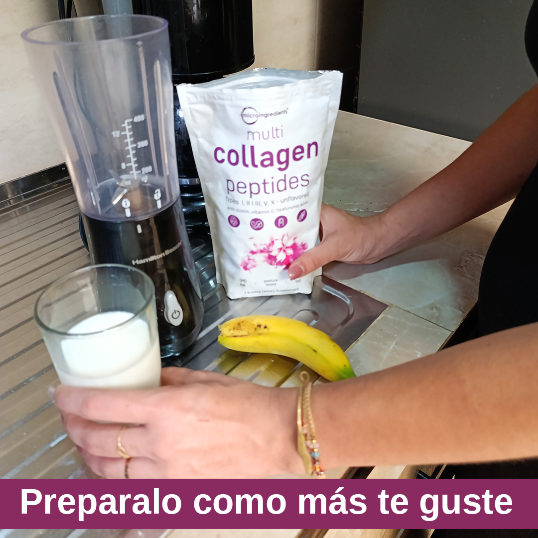 COLÁGENO Multi Collagen Peptides . Mejora tu piel, cabello, uñas y articulaciones  1- Libra