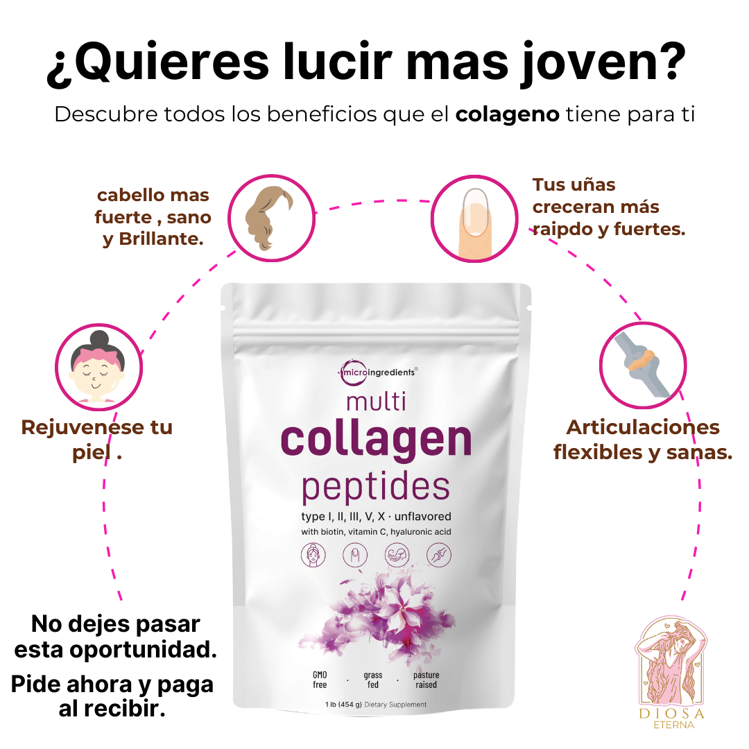 Multi Collagen Peptides – Belleza y bienestar desde adentro. 1- Libra